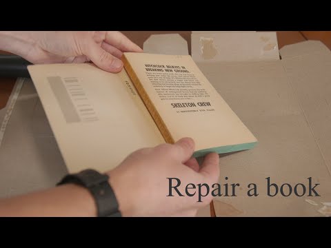 Book Repair on a Budget: Consolidating a Textblock 