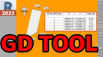 Vẽ và thống kê khu đất theo VN2000 rất dễ dàng bằng GD Tool