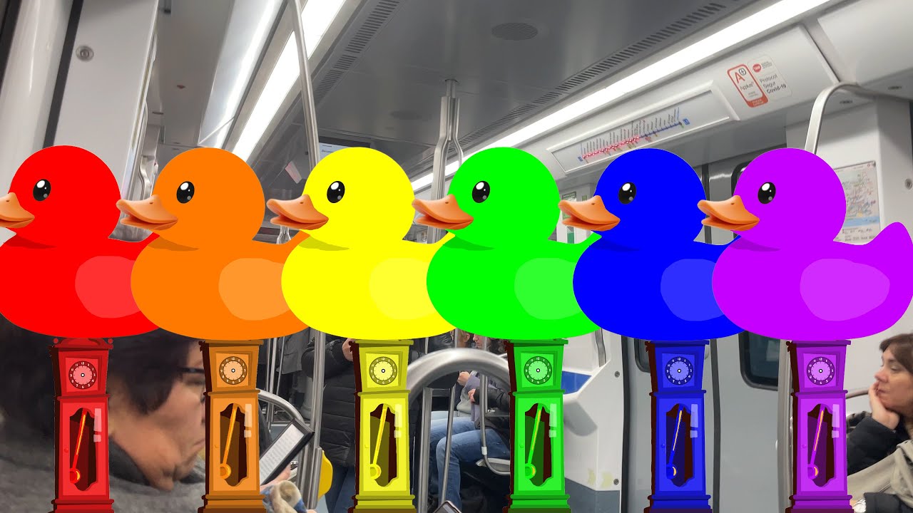 Hickory Dickory Dock Colorful Ducks Crash! 🦆 | For Baby 0-2 Years 👶🏻