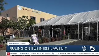 Judge to rule on suit that could allow county businesses to reopen indoors