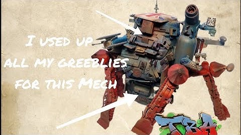 How to scratch build a Mech out of greeblies. #howto #scratchbuild #mechs