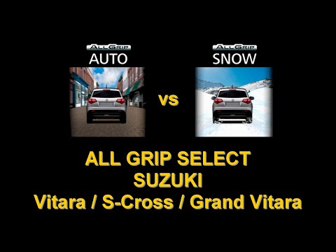 Suzuki Vitara 4WD  -  AUTO vs SNOW  -  All Grip Select - @4x4.tests.on.rollers