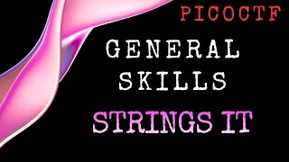 PicoCTF Strings It