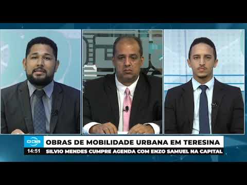 Obras de mobilidade urbana: Silvio cumpre agenda com Enzo em Teresina 17 04 2025