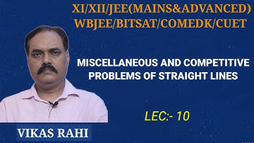Straight Lines Lec -10 by Vikas Rahi