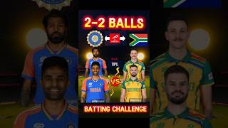 Markram&amp;Jansen🆚Suryakumar&amp;. Hardik | 2-2 Balls Batting Challenge 😱 #cricket #realcricket24 #trending