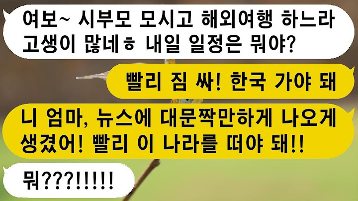 우리 부부의 결혼기념일과 시아버님 칠순을 맞아 가족과 함께 해외여행을 갔는데, 호텔에서 김치찌개를 끓이다가 불이 날 뻔한 시부모님 덕분에 결국 호텔에서 쫓겨나게 됐어요.