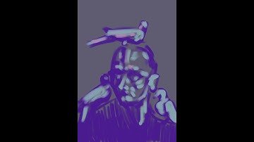 Procreate Timelapse Abstract Portrait | Fricasso