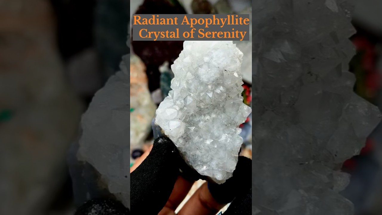 Stunning Apophyllite Healing Crystals Stone - 200 Grams
