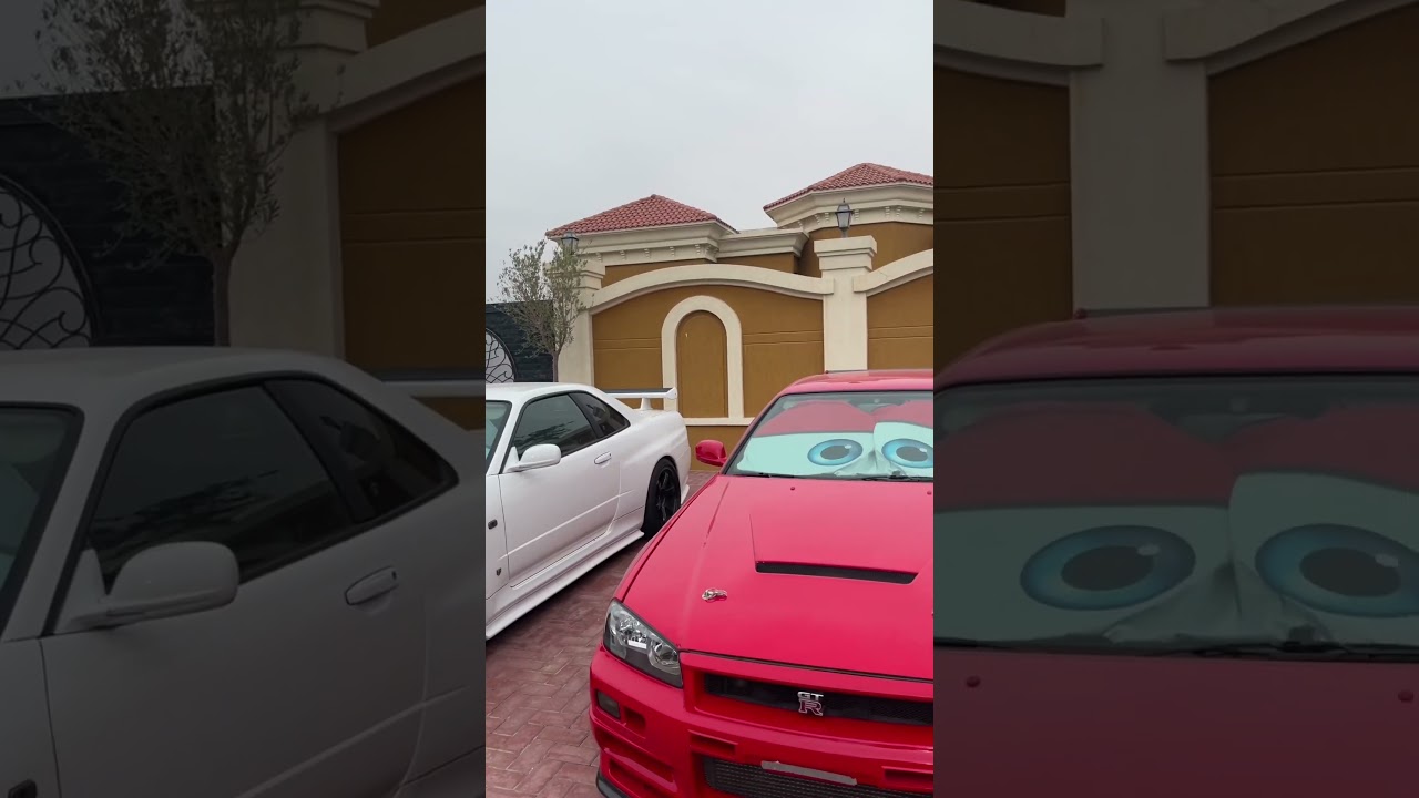 What if Nissan GTR R34 was in the cars movie? - YouTube