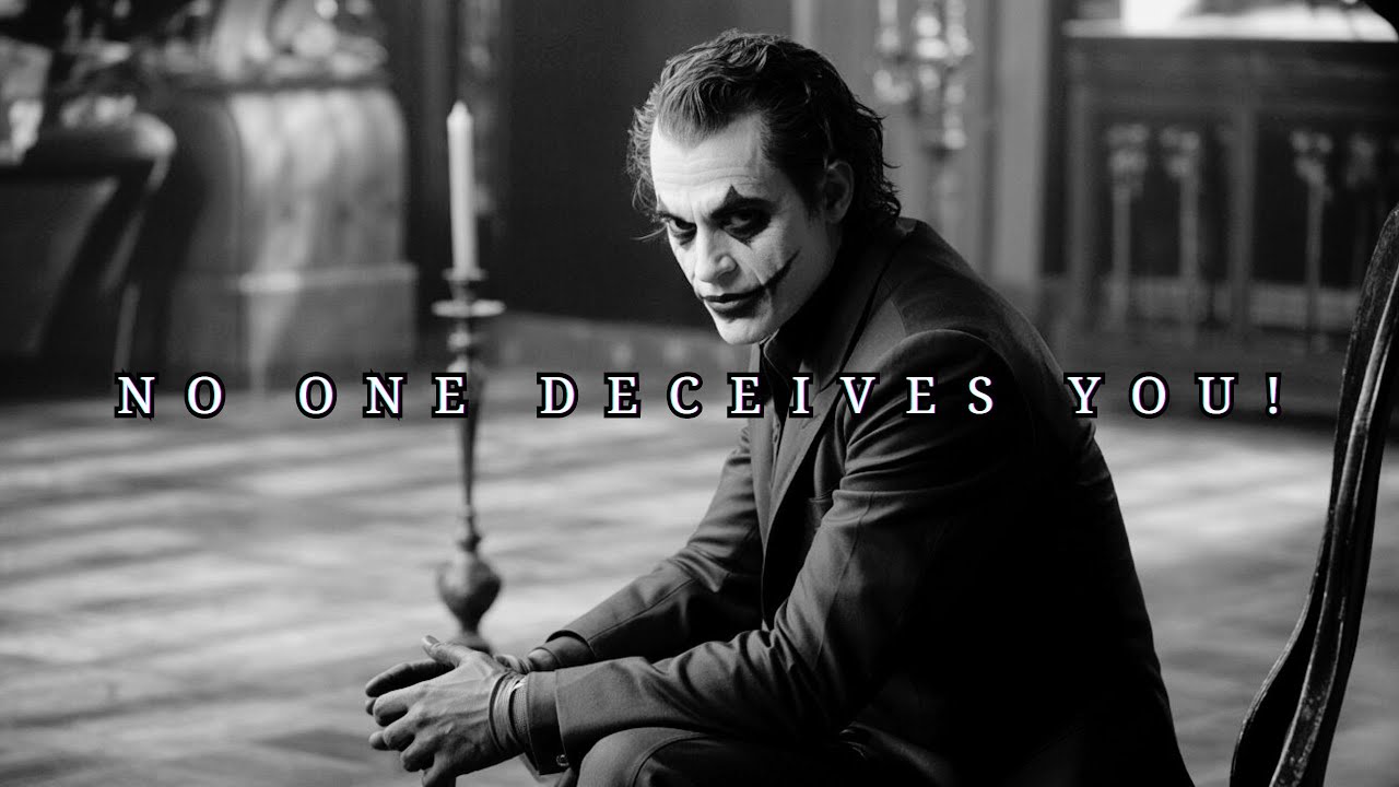 NO ONE DECEIVES YOU! Your Ruthless Mind Sees Through Every Joker & Liar- JOKER DARK MOTIVATION