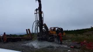 Drilling and Geophysics at Collier Point Barite deposit