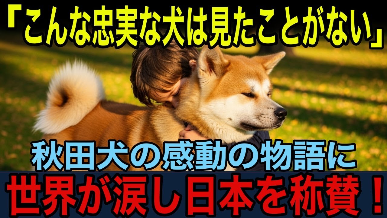 【海外の反応】「日本の秋田犬はサムライだ！」世界が称賛した忠犬の奇跡