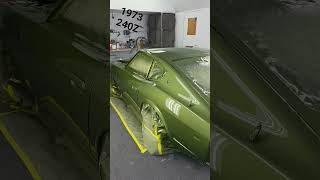 1973 nissan 240z new paint job Avocado 🥑 Metallic 113 code #gtr #automobile #chevelle #gto #reels