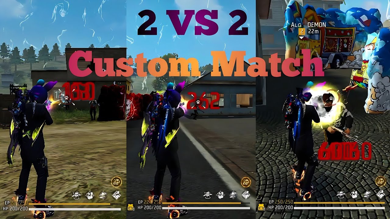 2 VS 2 Friendly 4K Custom Match 2023.Free Fire Friendly Custom match ...