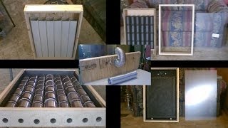 5 DIY Solar Air Heaters! (Solar Air Heater Compilation Vid.) - 5 types - All Easy DIY's