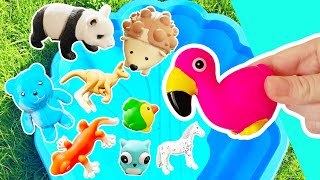 English Spanish Kids Learn Animal Names | Las Niñas Inglesas Españolas Aprenden Nombres de Animales