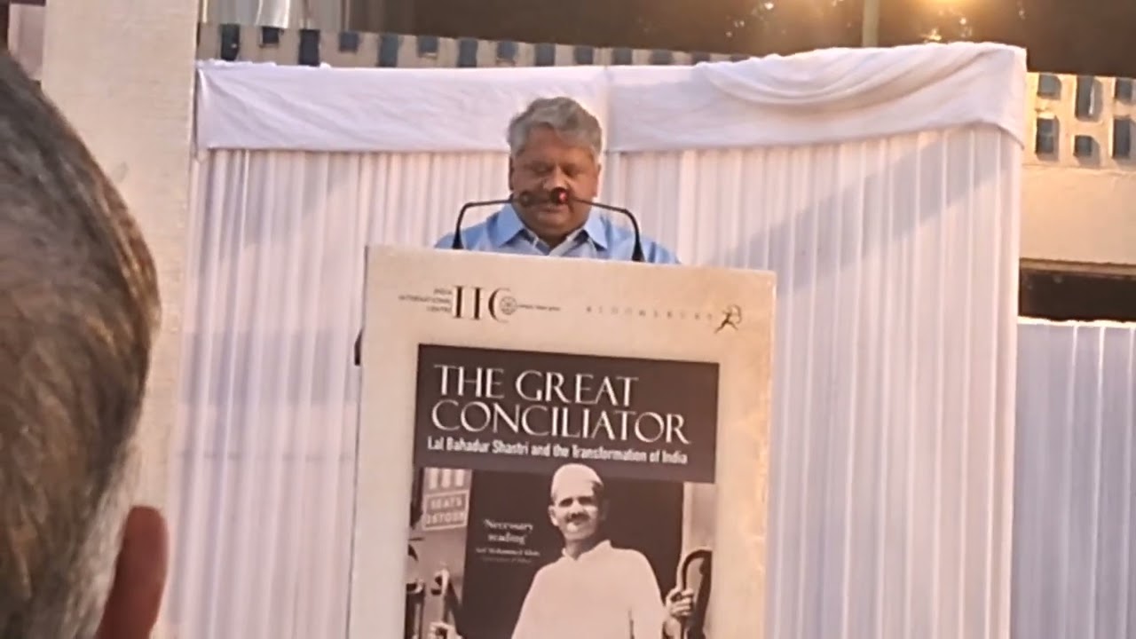 BOOK Release .THE CONCILATOR. Lal Bhadhur Shastri  Transformation of India. GOVERNOR BIHAR