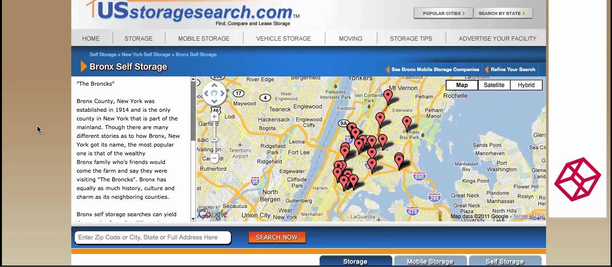 NYC Self Storage at USstoragesearch.com NY Storage