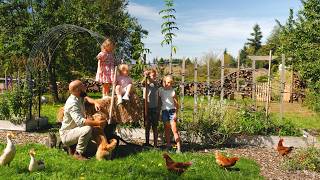 Life on a Small Farm with Four Kids | Building, Animals & Slow Living