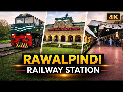 Walking Tour of Rawalpindi Railway Station | oldest Railway Station | Pakistan 🇵🇰 