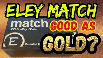 Expensive Eley Match Ammo to the Test: Hämmerli 215 Pistol Accuracy 🇬🇧