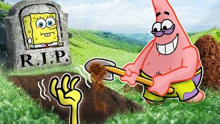 Poor Spongebob 😥 When Best friend is gone !! Sad Animation but Drama Ending | Spongebob in Real Life