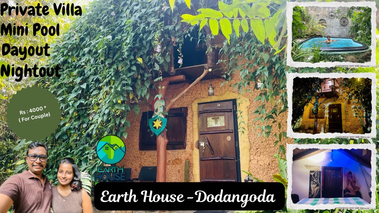 Earth House Sri Lanka – A Hidden Eco Retreat! 🌿🏡 | Private Villa | Budget Stay | V&V VLOGS