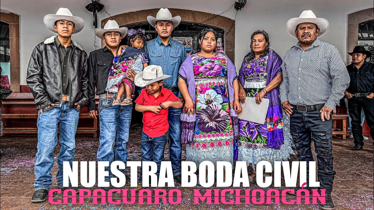 BODA CIVIL 🩷 - Francisco Simón & Graciela Salmerón - CAPACUARO MICHOACÁN (Película 1)