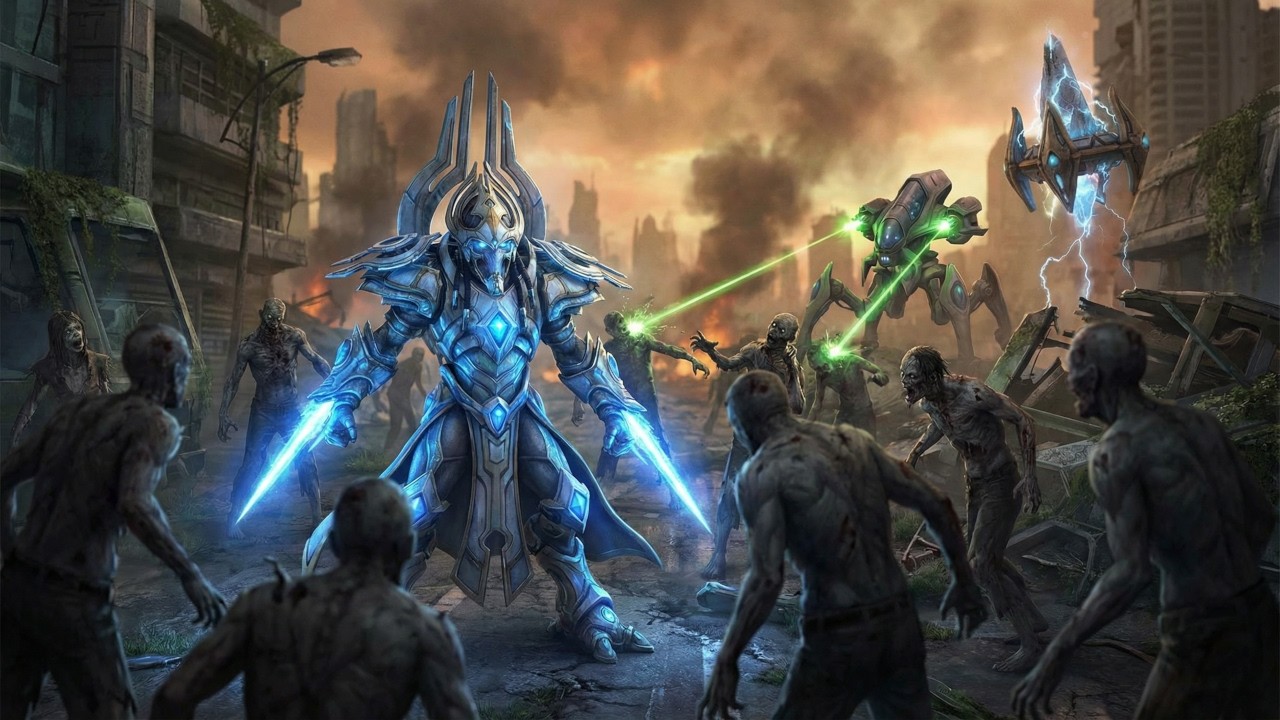 Starcraft 2 - CO-OP game 92 - Brutal+ difficulty feat. Borichio as Karax