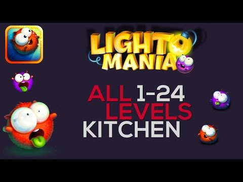 Lightomania: Level 1-24 Kitchen - 3 Star Guide │ Redline69 Games