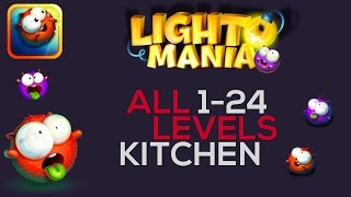Lightomania: Level 1-24 Kitchen - 3 Star Guide │ Redline69 Games screenshot 5