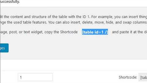 WordPress Plugin Example: Tablepress (WP Table Reloaded)