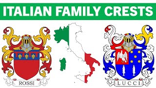 Italian Family Crests