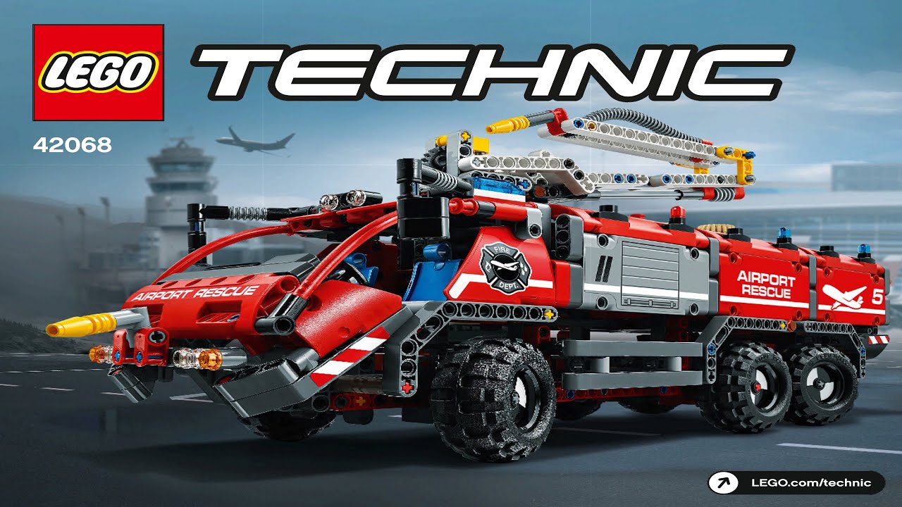 LEGO instructions - Technic - 42068 - Airport Rescue Vehicle (Model A)