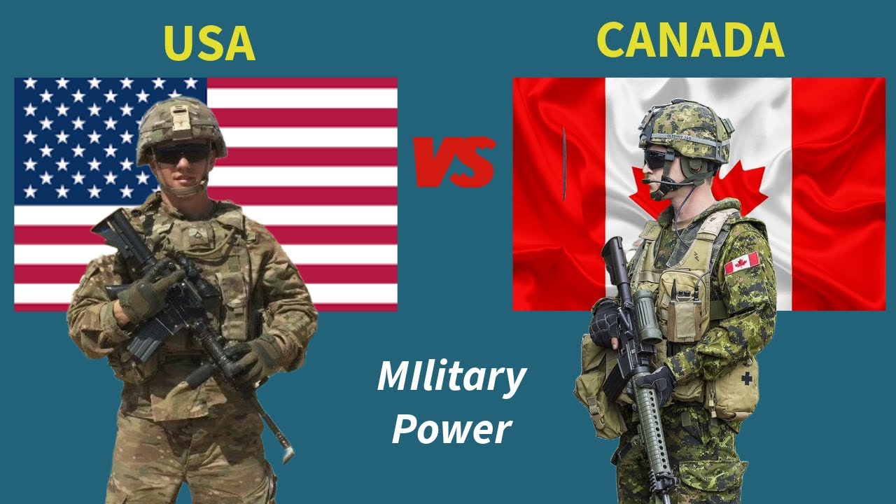 Usa vs Canada military power comparison 2024 | comparison place - YouTube