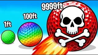 Hitting a Golf Ball 4,682,591,922,832 FT at Light Speed! - Golf Orbit