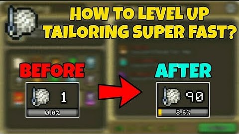 HOW TO LEVEL UP TAILORING SUPER FAST? - CURSE OF AROS