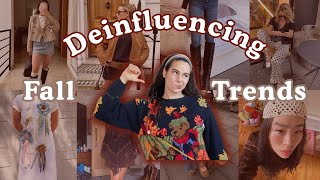 DeInfluence AUTUMN FASHION TRENDS  with me! - this is what you DON'T need 🍂🎃🧣👢