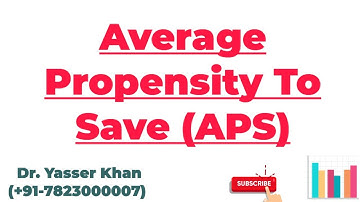 Average Propensity To Save (APS)