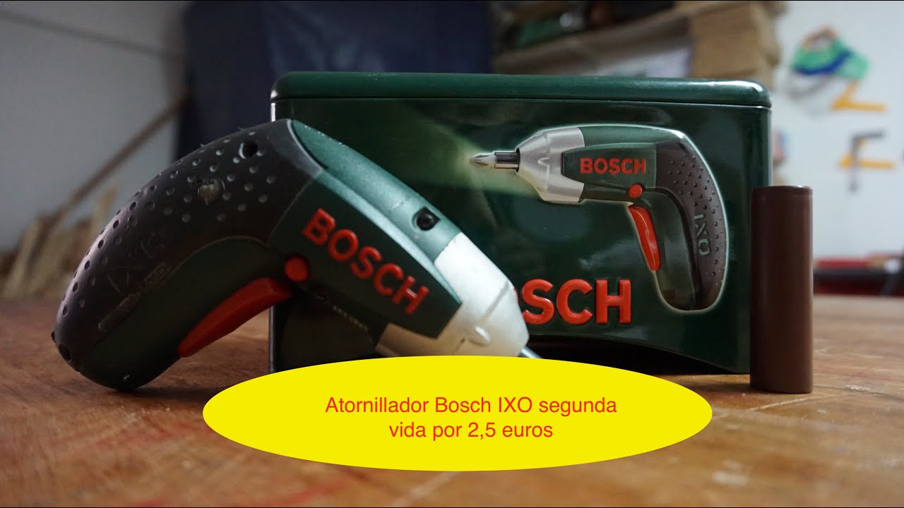 BOSCH IXO 3.6V Mini destornillador eléctrico inalámbrico con cargador NUEVO