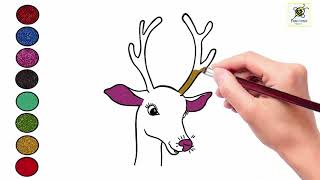 Celebrity Mule Deer Drawing and coloring toddlers video , children's learning video , ABC & more Profile