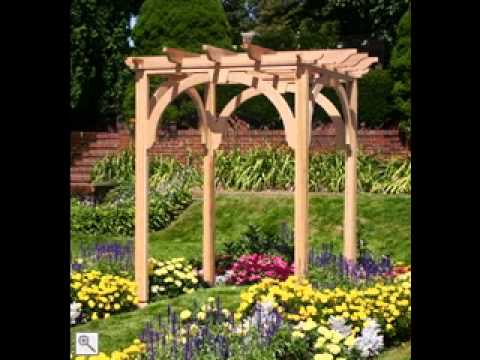 Wedding arbor ideas - YouTube