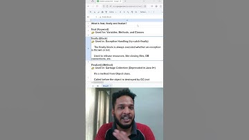 Java Interview Questions | Explain the difference between Final, Finally and Finalize in Java