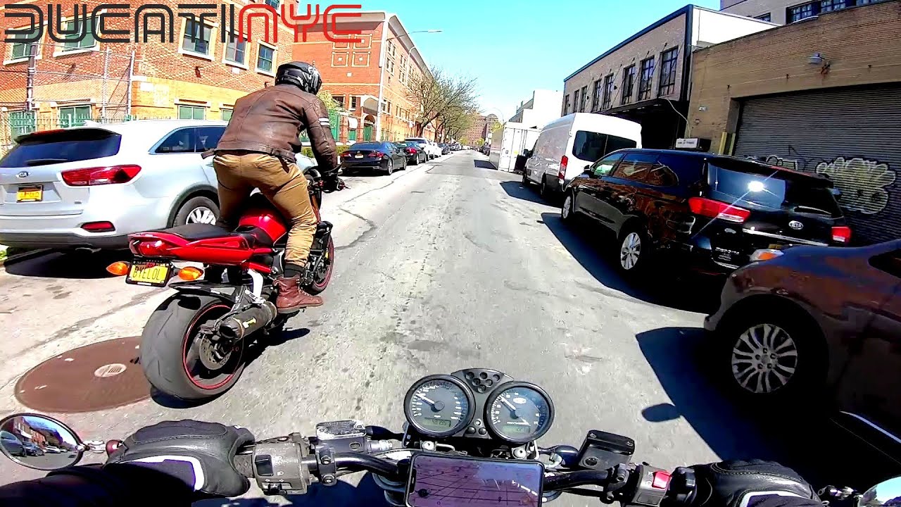 Prospect Park and depths of Brooklyn - Ducati vs Yamaha - Ride with THE illestrator v1224