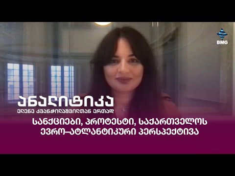 სანქციები, პროტესტი, საქართველოს ევრო–ატლანტიკური პერსპექტივა;
