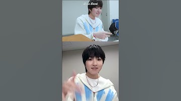 #sion and #riku react to #sakuya filming a reels, they