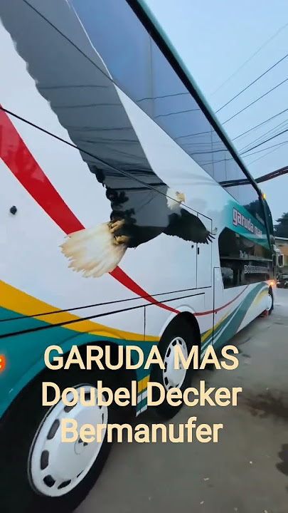 Bus #garudamas Sasis Premium #mercedesbenz OC 500 RF 2542 #doubeldecker kelihatan garang