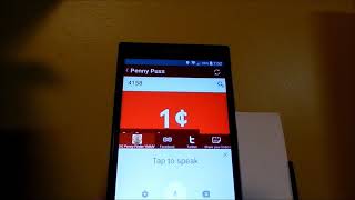 Using the Penny Puss APP with DG Penny Finder with Google Voice!
