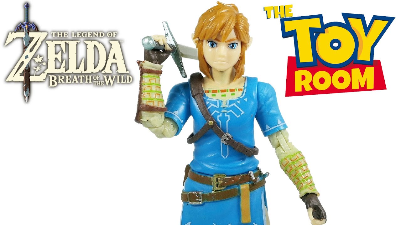 Nintendo The Legend of Zelda: Breath of The Wild 5-inch Action Figure Link  with Soldier's Broadsword